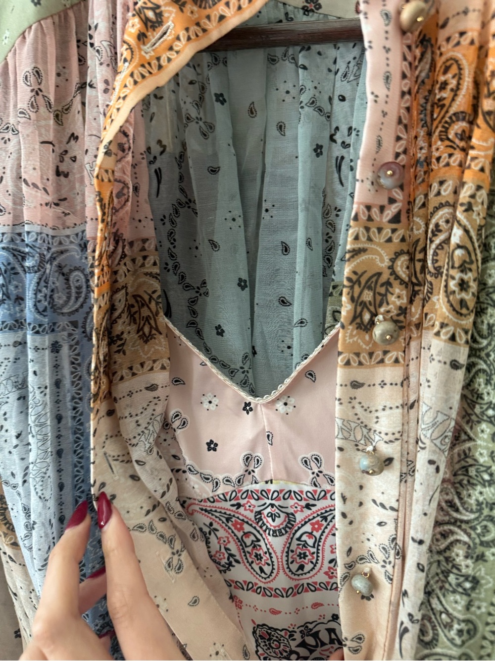 Zimmermann Pastel Patchwork Bandana Mini Dress - Picture 5 of 10